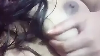 Indian Girl Masturbates And Gives A Handjob