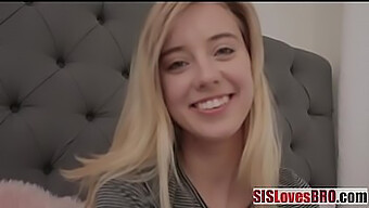 Freshman Sister Persuades Bro To Create Porn With Her - Haley Reed