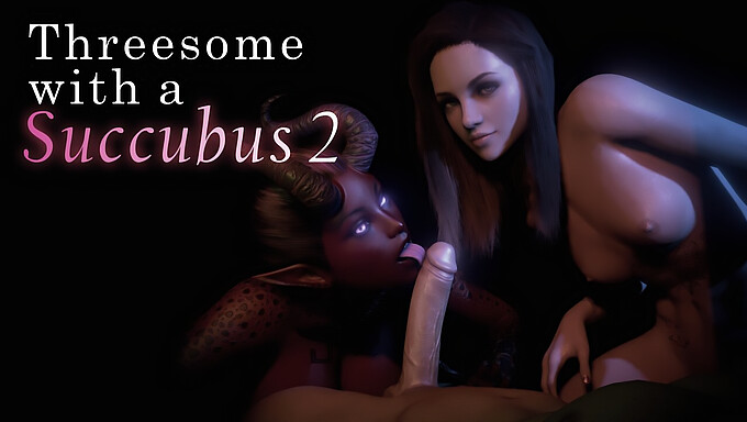 Succubus Yang Bernafsu Menikmati Threesome Dengan Pasangan Dalam Video Animasi 3d Ini