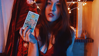 French Amateur Teen Guides You Through A Tarot Game With A Handjob Twist