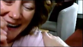 Older Married Woman Performs A Passionate Oral Sex Act And Receives A Facial From Her Husband