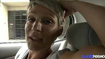 Soizic, The Stunning French Milf, Indulges In Some Naughty Car Sex