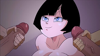 Milf Dengan Tetek Besar Semulajadi Mendapat Facial Dari Videl Dbz