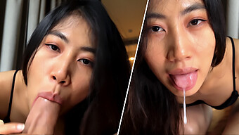 Video Pov In 4k Di Me Che Succhio E Ingoio Il Suo Sperma Nella Mia Gola Asiatica