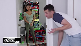 Young Asian Stepsister Seeks Attention With Myles Long | Clara Trinity'S Family Affair