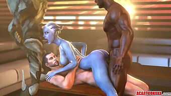 Liara T'Soni, Busty Character, Enjoys Intense Fucking