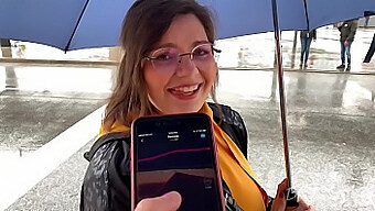 Sarah Sota'S Public Orgasm Controlled By Lovense Lush App